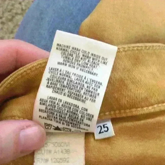 Rich & Skinny mustard yellow denim. - Picture 4 of 4